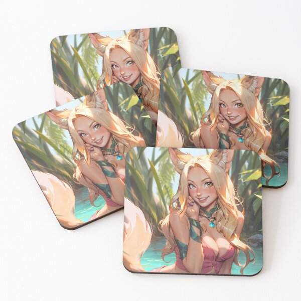Item preview, Bathing Suit Foxgirl designed and sold by AiLoveAnime.