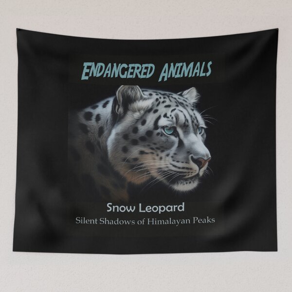 Item preview, Snow Leopard: Silent Shadows of Himalayan Peaks designed and sold by JLCableStudio.