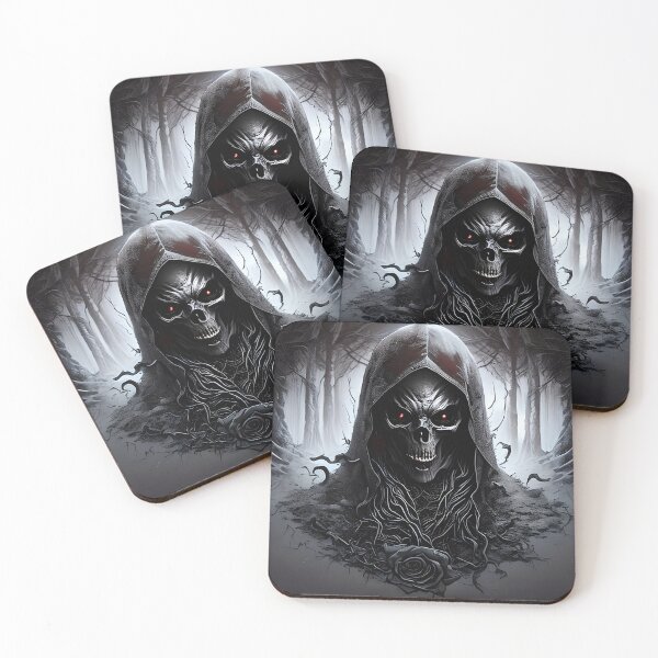 Item preview, Dark hooded skull figure designed and sold by SetinM.
