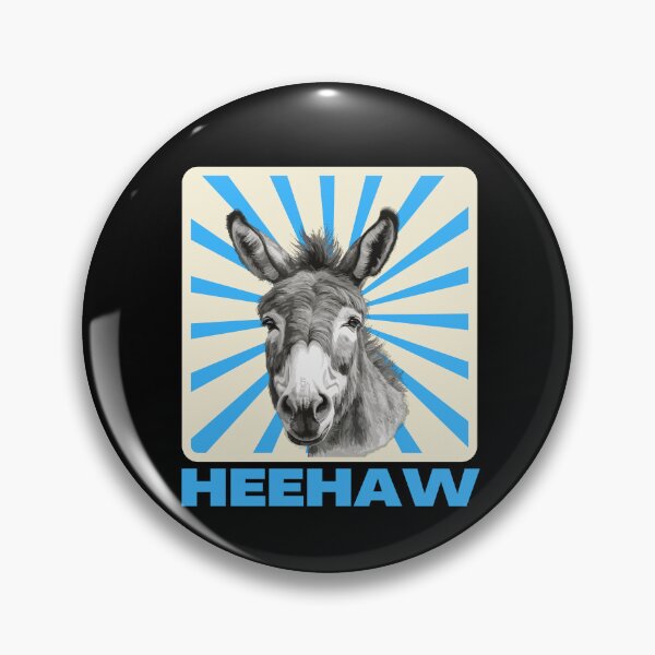 Item preview, Retro heehaw donkey - funny donkey designed and sold by Straya75.