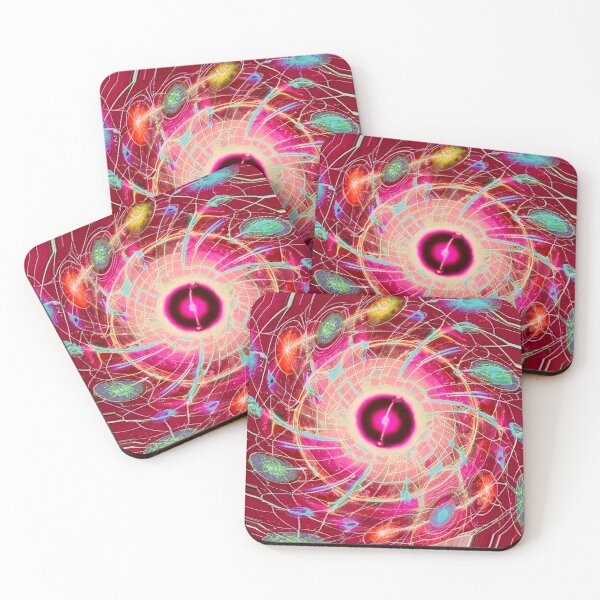 Item preview, spinning hadron collider computer visualization artistic harmony of color particles of the universe  designed and sold by JaroDesign2023.