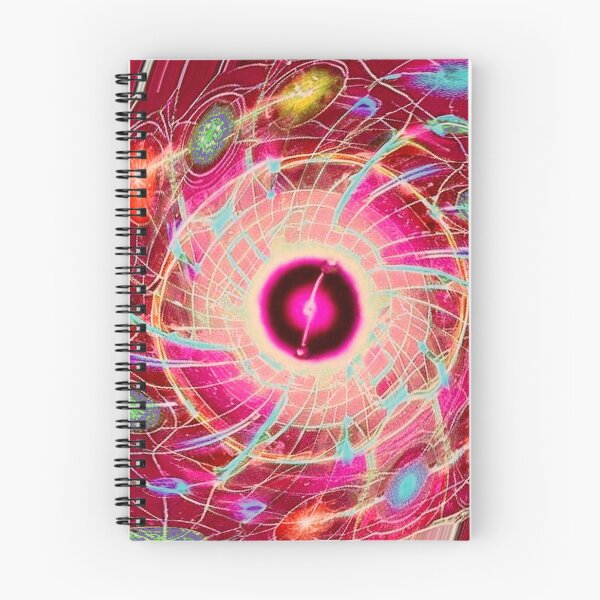Item preview, spinning hadron collider computer visualization artistic harmony of color particles of the universe  designed and sold by JaroDesign2023.
