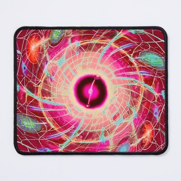 Item preview, spinning hadron collider computer visualization artistic harmony of color particles of the universe  designed and sold by JaroDesign2023.