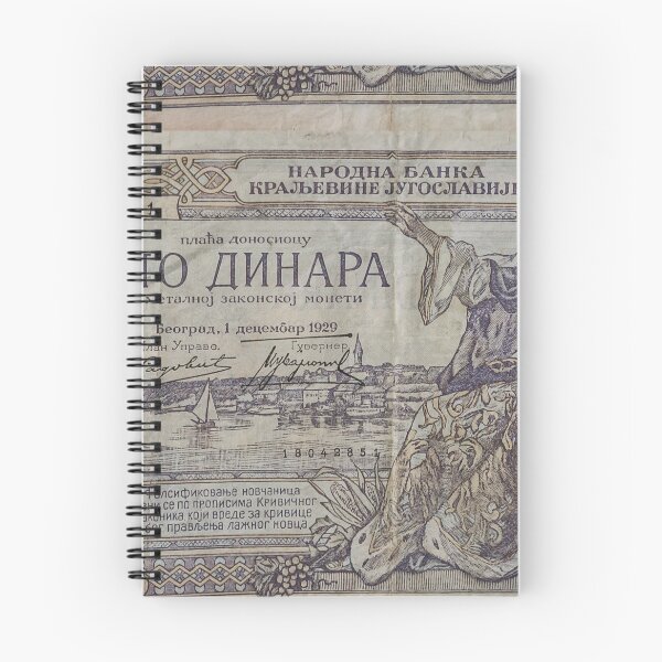 Item preview, Vintage Kingdom of Yugoslavia banknote designed and sold by SvarunPogani.