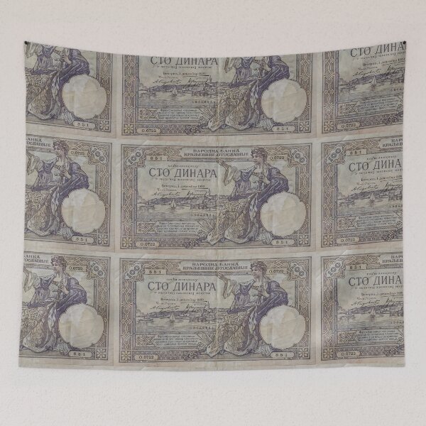 Item preview, Vintage Kingdom of Yugoslavia banknote designed and sold by SvarunPogani.