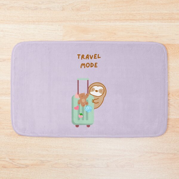 Item preview, Travel Mode Suitcase Sloth designed and sold by theslothinme.