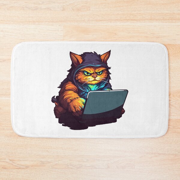 Item preview, Unleashing the Mischief: Meet the Hacker Cat designed and sold by Artwyz.