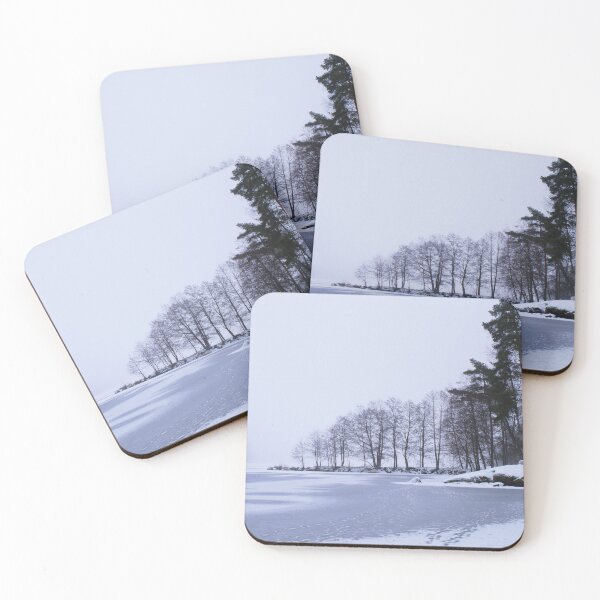 Item preview, Frozen lake on a winter morning designed and sold by riku05830.