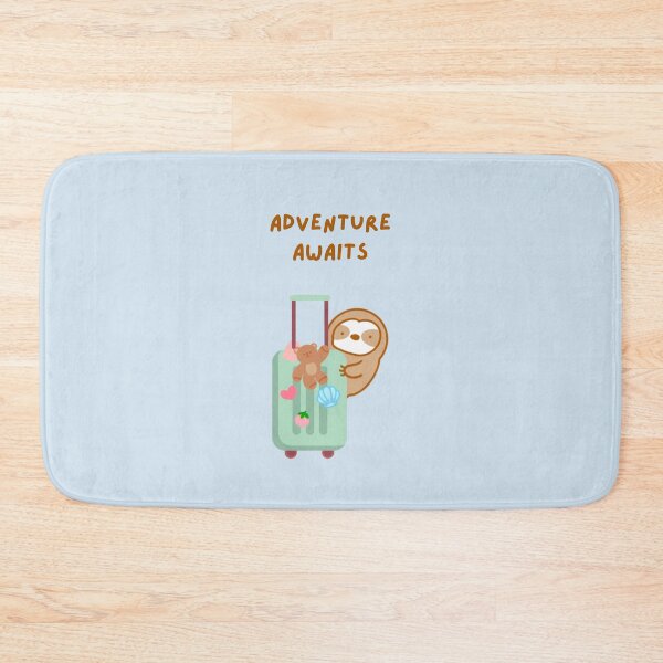 Item preview, Adventure Awaits Traveling Sloth  designed and sold by theslothinme.