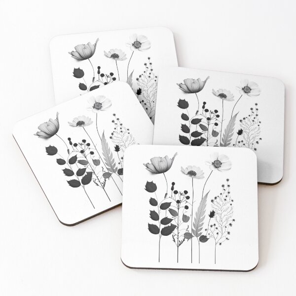 Item preview, Line Art Of Flowers 4 designed and sold by MONDOPLY.