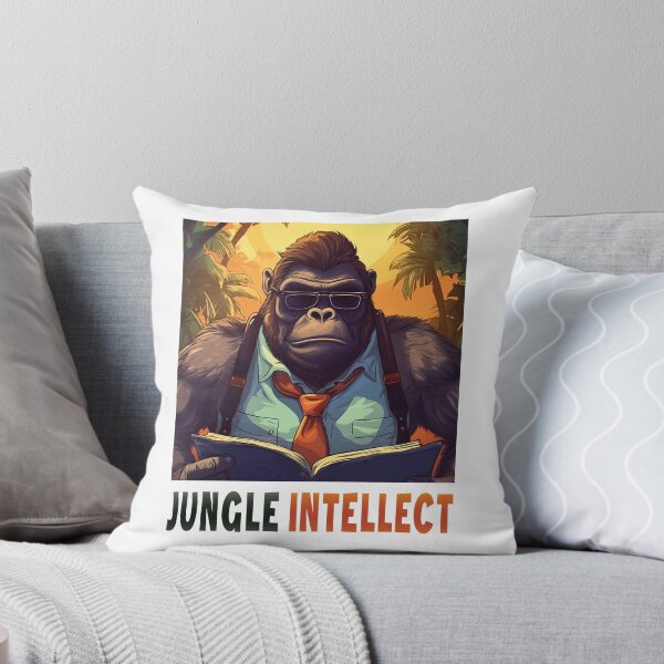 Item preview, Jungle Intellect Gorilla: The Boss of the Wild! designed and sold by PopPopGfx.