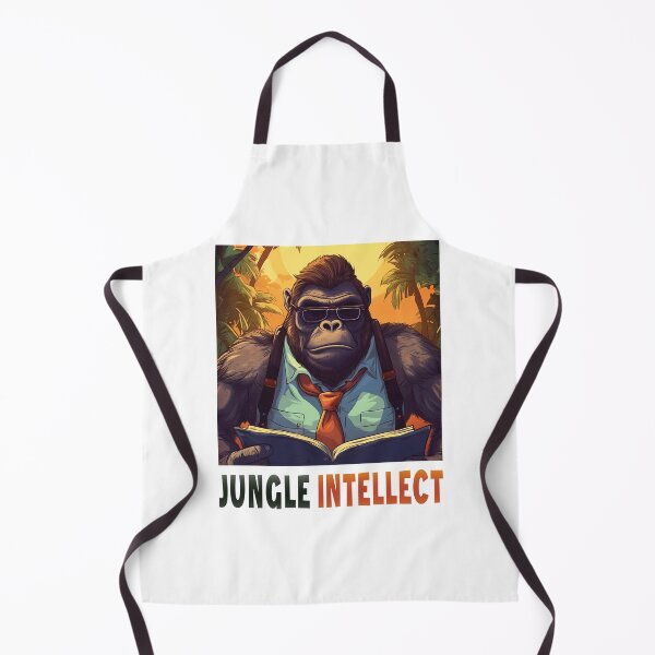Artikelvorschau, Jungle Intellect Gorilla: Der Boss der Wildnis! entworfen und verkauft von PopPopGfx.