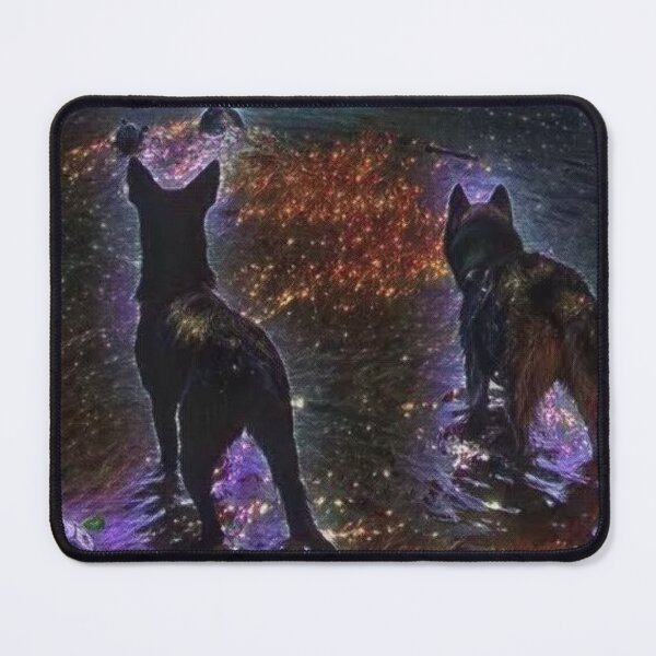 Item preview, German Shepherd and Friends staring into the void designed and sold by rhino715.