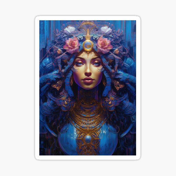 Item preview, Aphrodite cyberpunk designed and sold by Rosaliartbook.
