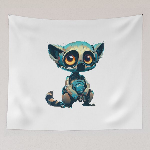 Item preview, Robo-Lemur! designed and sold by kukamatsu.