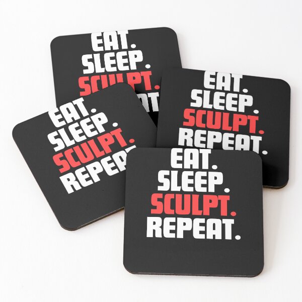 Item preview, Eat. Sleep. Sculpt. Repeat. designed and sold by danielliamgill.