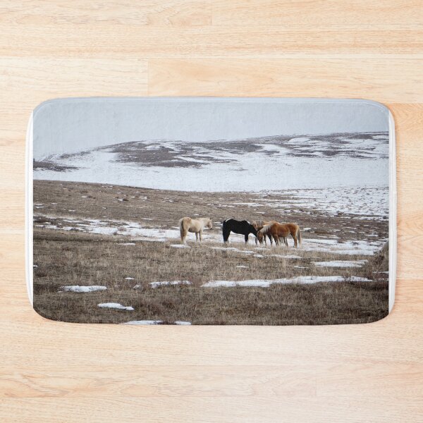 Item preview, Early Spring Horses in Patchy Snow designed and sold by Vivar Photo.