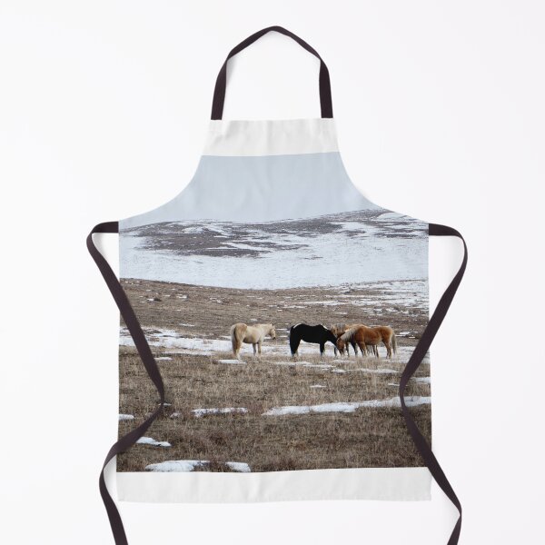 Item preview, Early Spring Horses in Patchy Snow designed and sold by Vivar Photo.