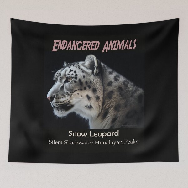 Item preview, Snow Leopard: Silent Shadows of Himalayan Peaks designed and sold by JLCableStudio.