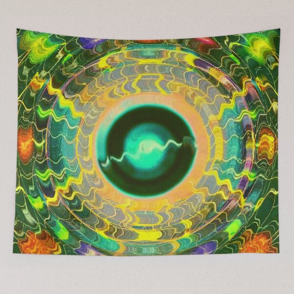 Item preview, spinning hadron collider, computer visualization artistic harmony of color particles of the universe  designed and sold by JaroDesign2023.