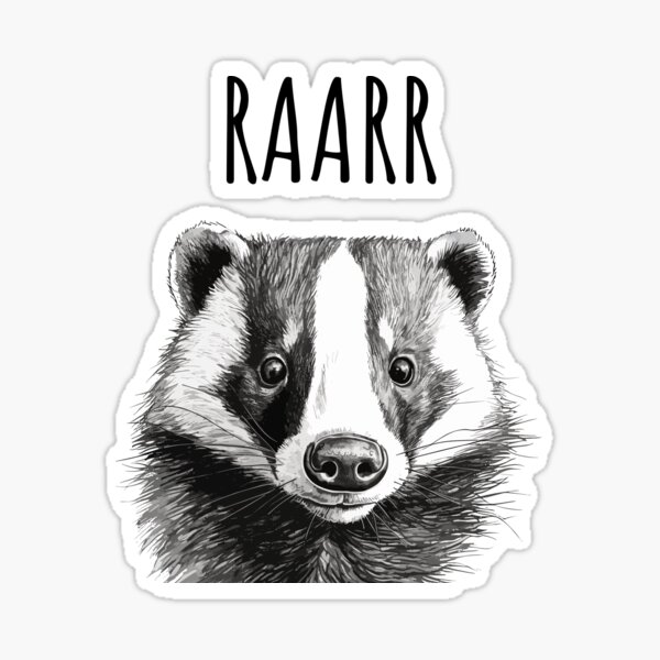 Artikel-Vorschau von Raarr Dachs - lustiger Dachs, designt und verkauft von Straya75.