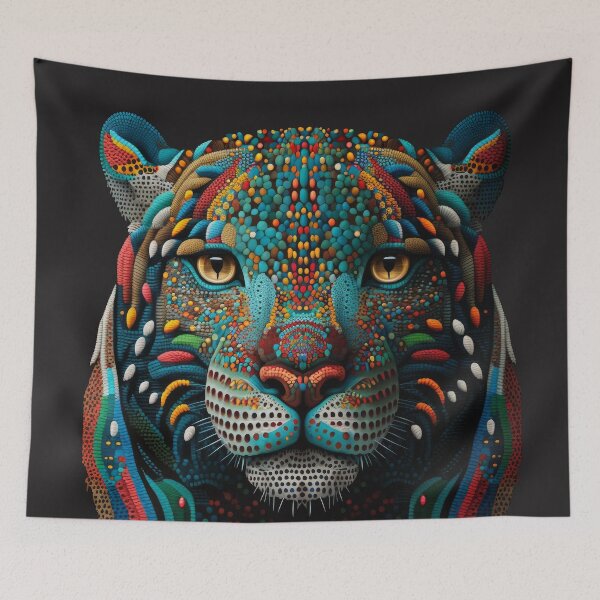 Aperçu de l'œuvre Jaguar Luxure design art abstrait créée et vendue par Tio-Tecun.
