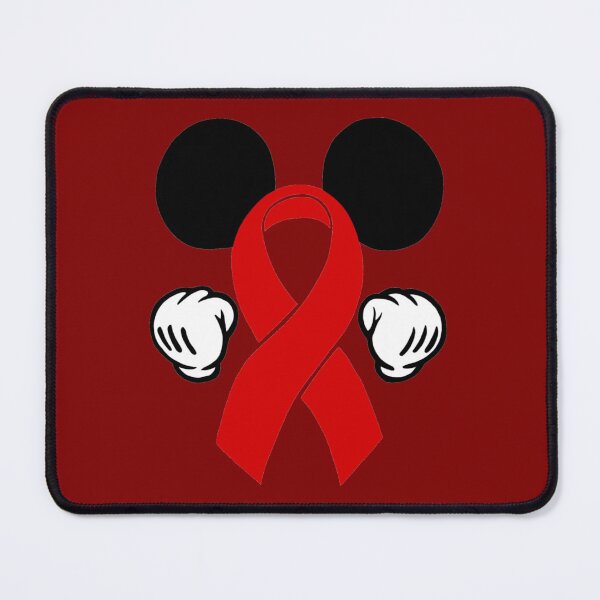 Item preview, Mouse ears Awareness Ribbon (Red) designed and sold by CaitlynConnor.