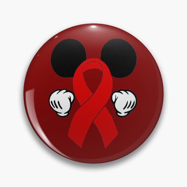 Item preview, Mouse ears Awareness Ribbon (Red) designed and sold by CaitlynConnor.