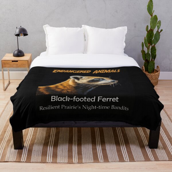 Item preview, Black-footed Ferret: Resilient Prairie's Night-time Bandits designed and sold by JLCableStudio.