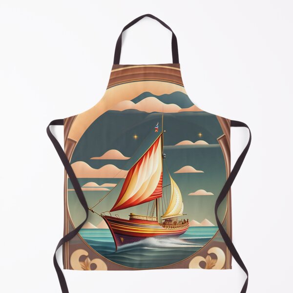 Item preview, Journey into Nostalgia: Timeless Vintage Boat Adrift in the Sea of Elegance designed and sold by Krauss96.