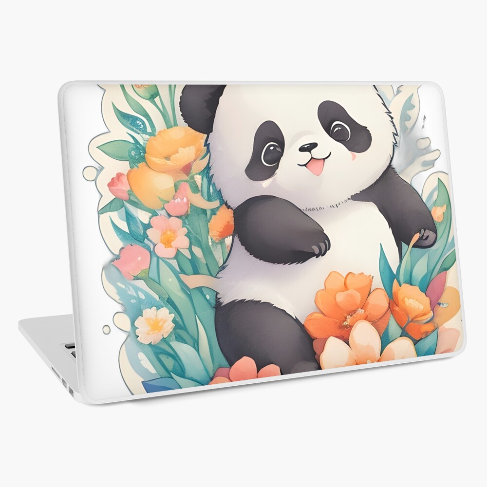 Adorable Panda Design for Panda and Animal Lovers Laptop Skin for Sale by SoldbyArmenTO Redbubble