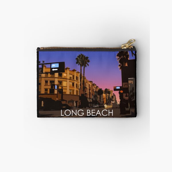 Item preview, Long Beach, California, USA, Travel Print designed and sold by summattodraw.