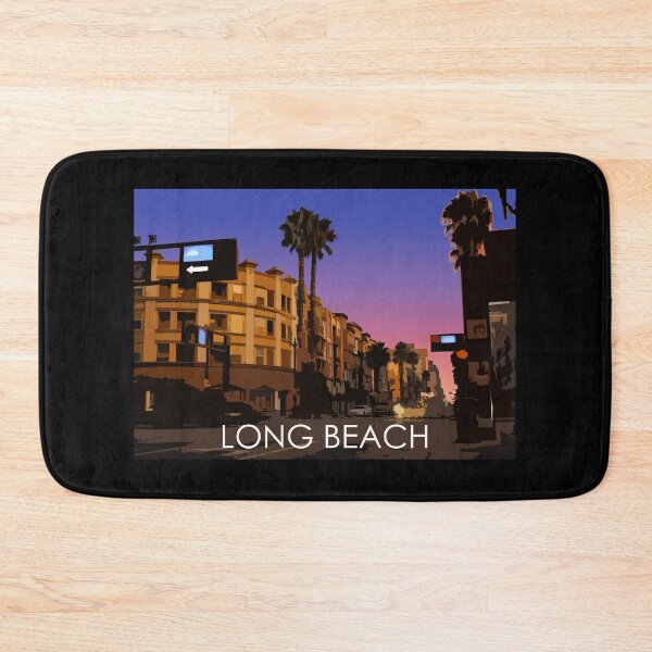 Item preview, Long Beach, California, USA, Travel Print designed and sold by summattodraw.