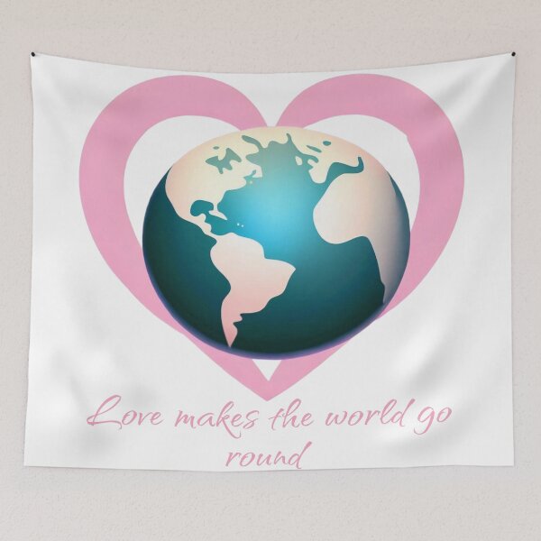 Item preview, Love makes the world go round designed and sold by Merelita.