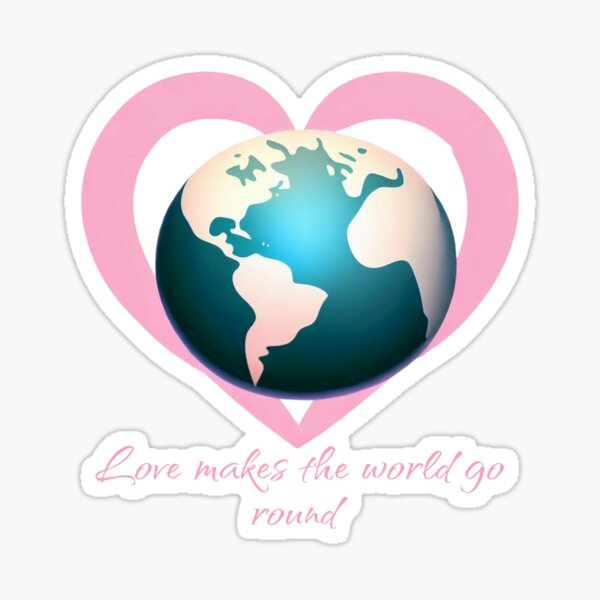 Item preview, Love makes the world go round designed and sold by Merelita.