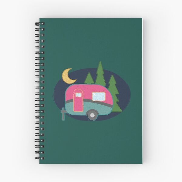 Item preview, Distressed Raspberry Night Camper designed and sold by LeftNWrite.
