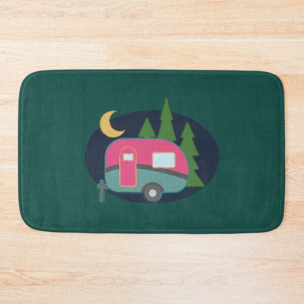 Item preview, Distressed Raspberry Night Camper designed and sold by LeftNWrite.