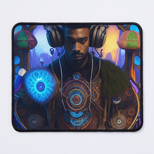 Item preview, "The Magical Jungle DJ" designed and sold by Transelasticart.