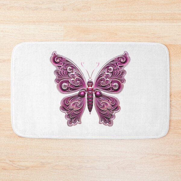 Item preview,  pink and silver butterfly, celtic pink butterfly , celtic ornament designed and sold by PRYMULLART.