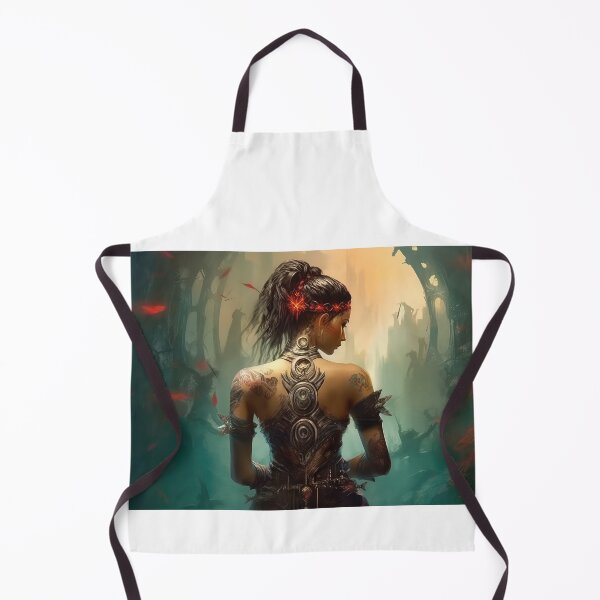 Item preview, Cyberpunk woman warrior designed and sold by Rosaliartbook.