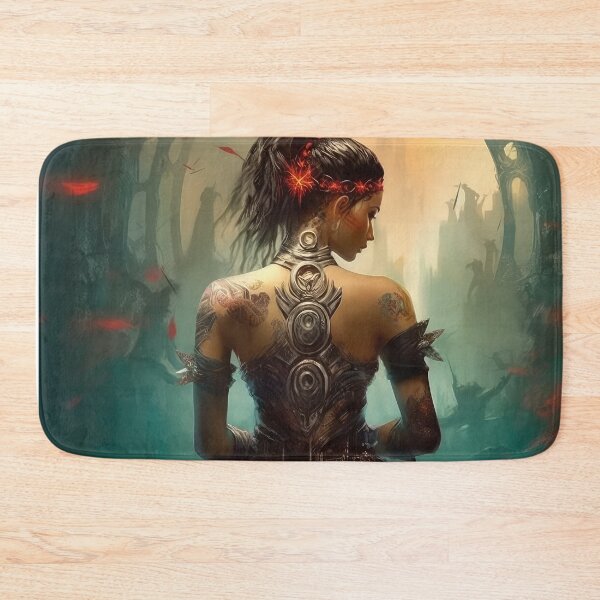 Item preview, Cyberpunk woman warrior designed and sold by Rosaliartbook.