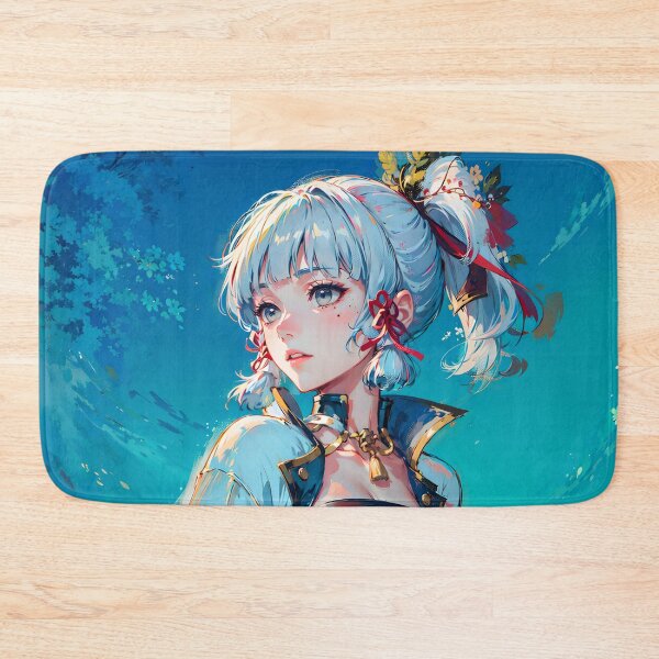 Item preview, Kamisato Ayaka Genshin Impact Cute Watercolor | Ayaka Adorable Genshin | Embrace the ice designed and sold by BoredF.