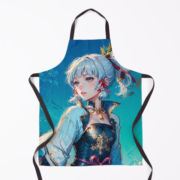 Item preview, Kamisato Ayaka Genshin Impact Cute Watercolor | Ayaka Adorable Genshin | Embrace the ice designed and sold by BoredF.