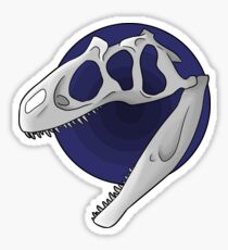 Pegatina Cráneo de Allosaurus