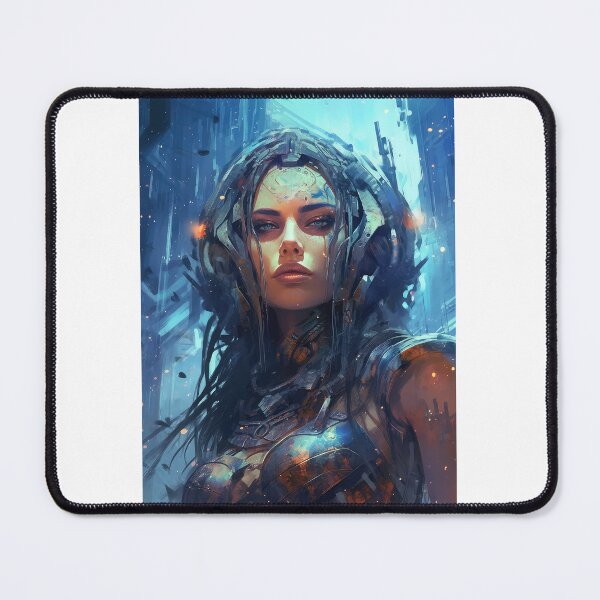 Item preview, Cyberpunk woman warrior designed and sold by Rosaliartbook.