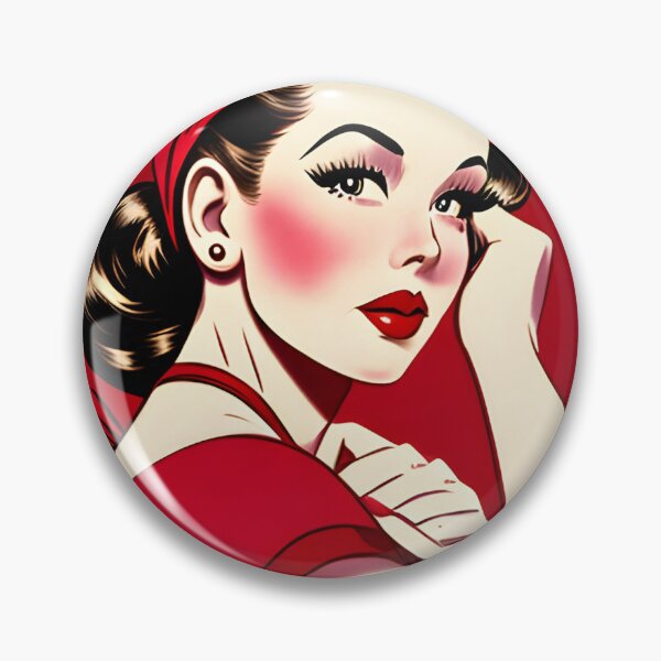 Artikelvorschau, Pin-up in Rot entworfen und verkauft von Bobby-Bucks.