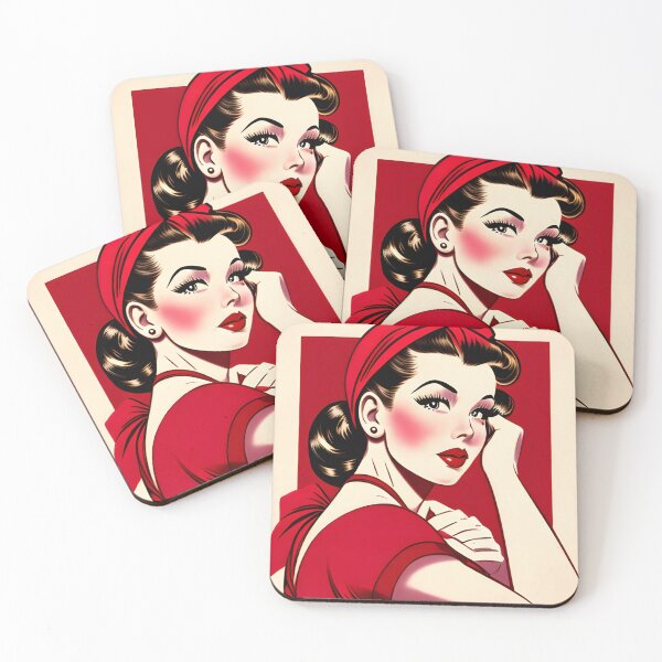 Artikelvorschau, Pin-up in Rot entworfen und verkauft von Bobby-Bucks.