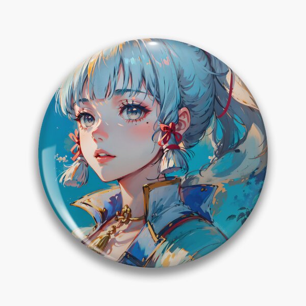Item preview, Kamisato Ayaka Genshin Impact Close-up Portrait | Adorable Ayaka Genshin | Ayaka lover gift designed and sold by BoredF.