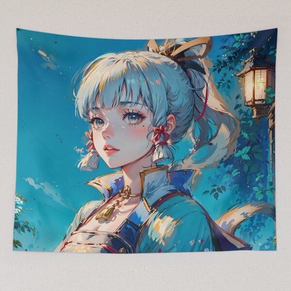 Item preview, Kamisato Ayaka Genshin Impact Close-up Portrait | Adorable Ayaka Genshin | Ayaka lover gift designed and sold by BoredF.