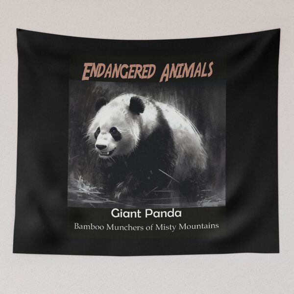Item preview, Giant Panda: Bamboo Munchers of Misty Mountains designed and sold by JLCableStudio.